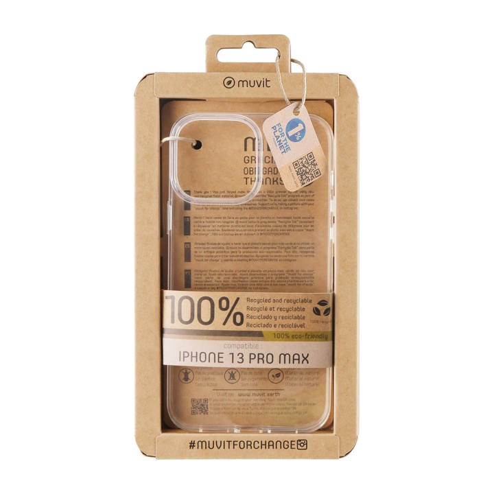MUVIT Återvunnen mobilhölm RECYCLETEK-IPHONE 13 PRO MAX