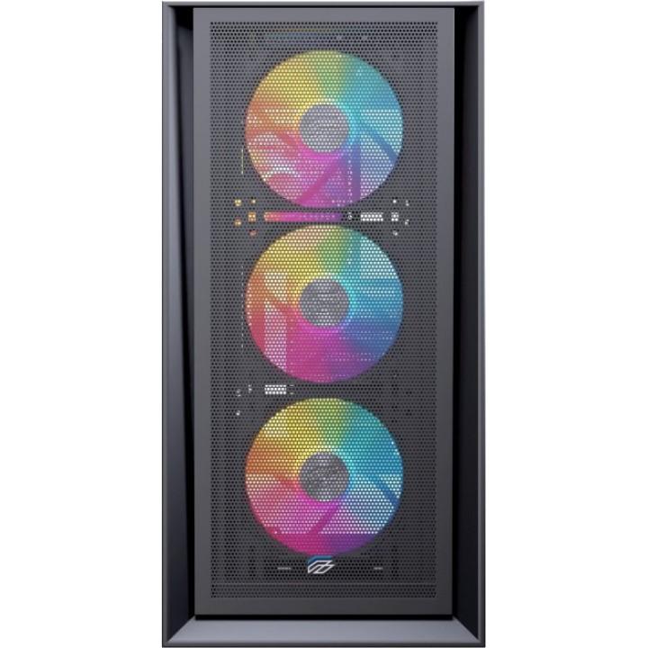 EINAREX Obudowa do komputera gamingowego semi-tower ATX ze