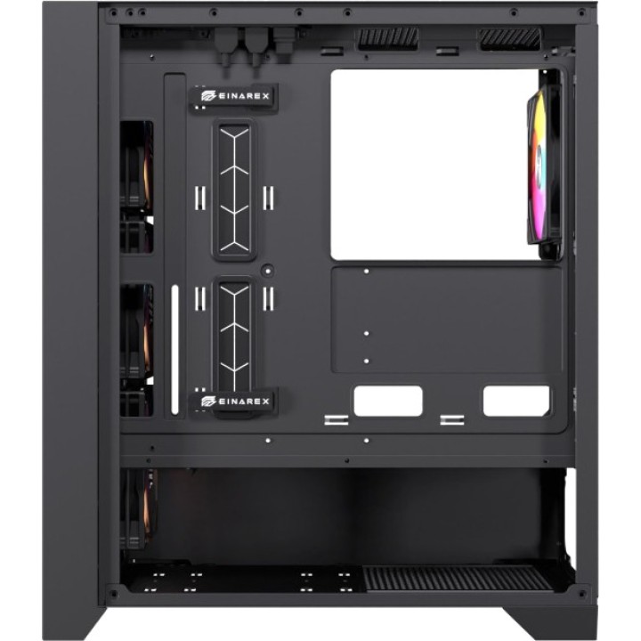 EINAREX Obudowa do komputera gamingowego semi-tower ATX ze