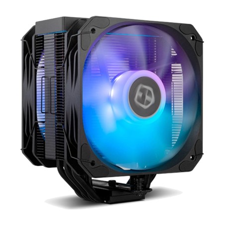 cpu-luftkühler mit zwei argb-lüftern hummer-h200 2x130mm 230w-tdp