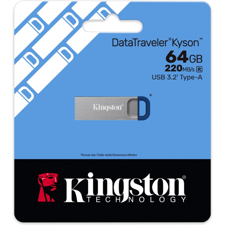KINGSTON Metal USB 3.2 flash drive with key ring