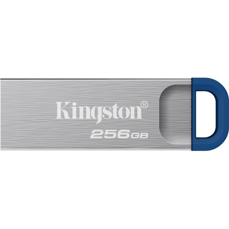 clé usb 3.2 métallique avec anneau porte-clés datatraveler-kyson g2 256gb 220mb/s