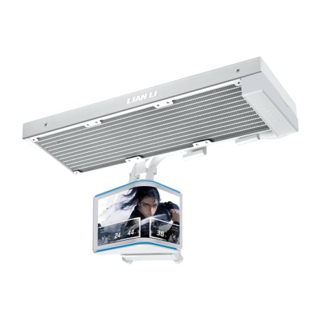 kit de refroidissement liquide pour cpu avec écran incurvé, sans ventilateurs hydroshift-ii-oled-curved 360n