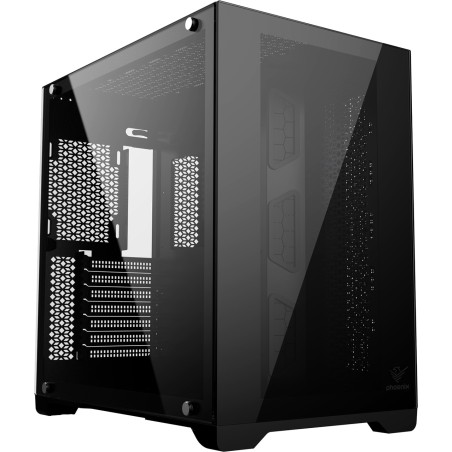 case per pc gaming a cubo con doppio vetro temperato zephyr-atx gpu-380mm