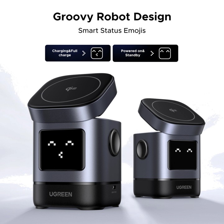 UGREEN Cargador inalámbrico magnético 2 en 1 para móvil UNO-W709 15W 100202184