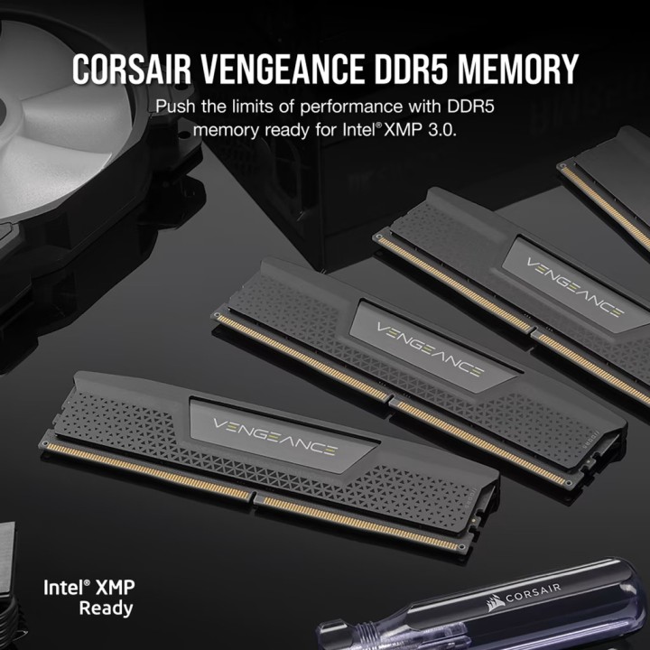 CORSAIR Kit di memoria RAM DIMM VENGEANCE-DDR5 6400MHZ 32GB