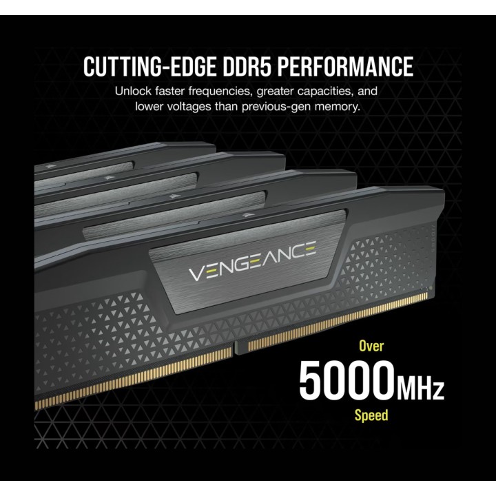 CORSAIR Kit de mémoire RAM DIMM VENGEANCE-DDR5 6400MHZ 32GB