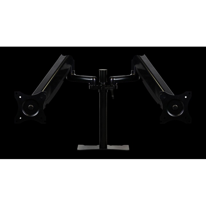 PHOENIX Dual monitor stand for monitors up to 27 inches with