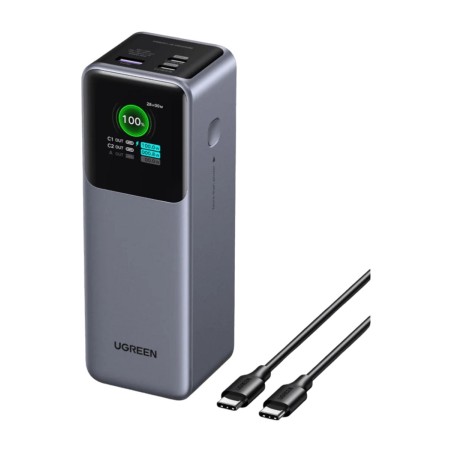 výkonná power banka s displejem pro notebook pb722 25000mah 200w