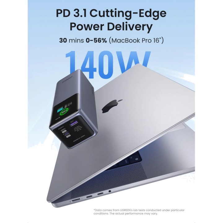 UGREEN Power bank ad alta potenza con display per laptop