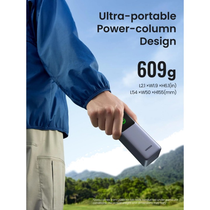 UGREEN Výkonný powerbank s displejom pre notebook PB722