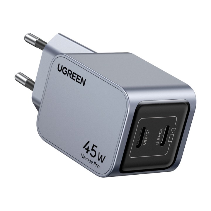UGREEN Carregador de paret GaN amb dos ports USB-C 45W PD