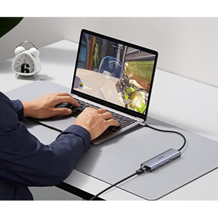 UGREEN USB-C-Multiport-Hub mit HDMI, Netzwerk, Kartenleser