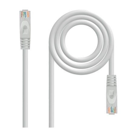 latiguillo de red sin halógenos con conectores rj45 cat6a utp lszh awg24 0,5 m