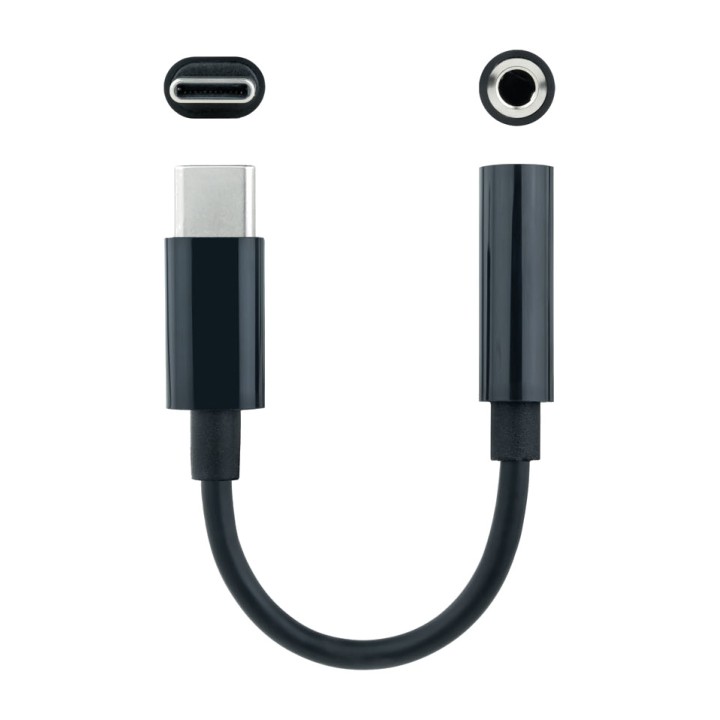 NANOCABLE USB-C äänisovituskaapeli jack-naaras 10.24.1205