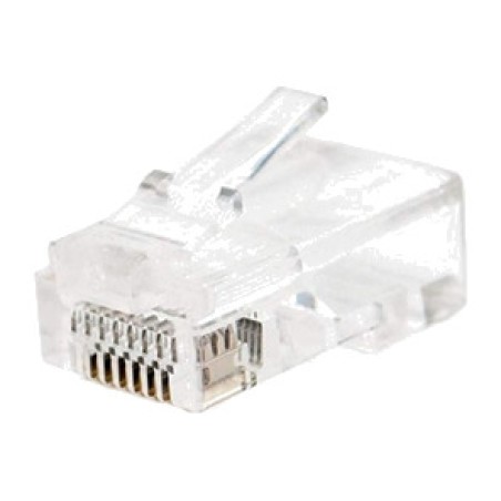lot de connecteurs rj45 mâles à sertir cat6 utp 10 uds