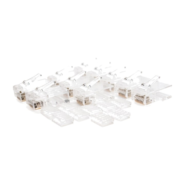 NANOCABLE Pack de conectores RJ45 macho para crimpar CAT6