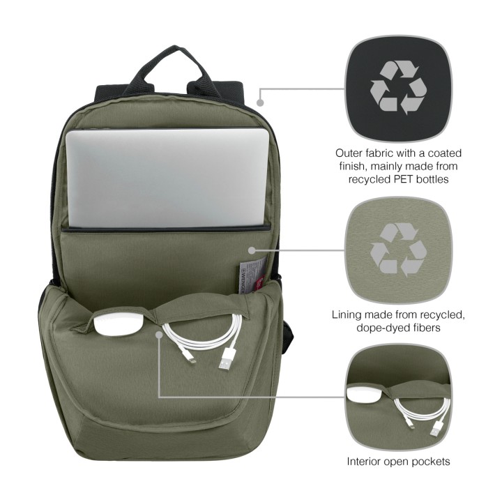 WENGER Lightweight laptop backpack with trolley strap