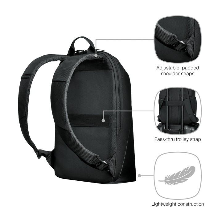 WENGER Lightweight laptop backpack with trolley strap