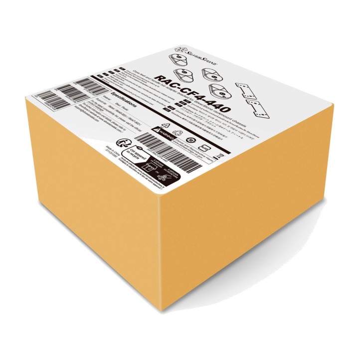 SILVERSTONE Kit de pies y asas para colocar en vertical