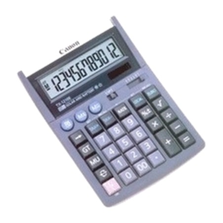 calculadora de sobremesa de 12 dígitos robusta con alimentación dual tx-1210e
