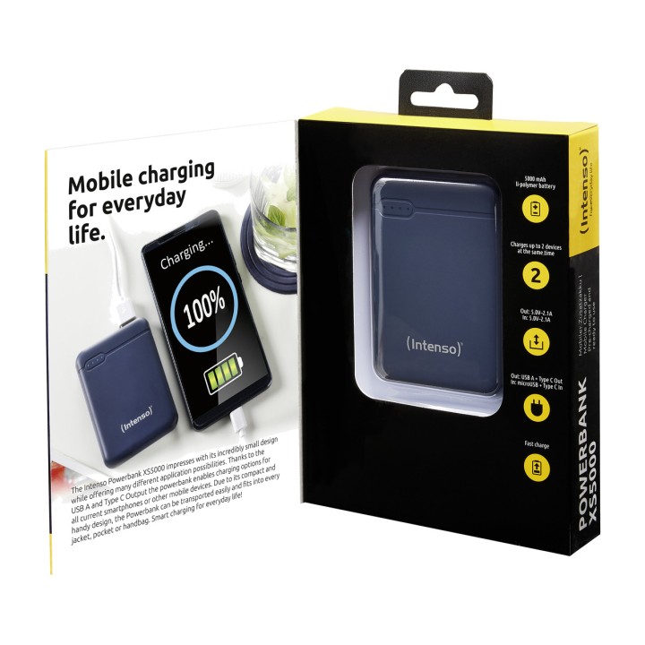 INTENSO Batterie externe compacte pour téléphone portable