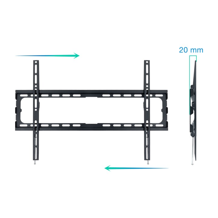 TOOQ Fixed TV wall mount LP1080F 37-80" 45KG DSP0000009937