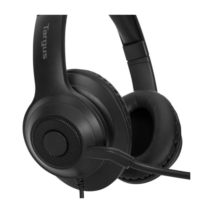 TARGUS Auriculares estéreo con micrófono y cable USB para PC