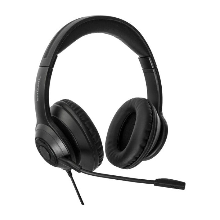 TARGUS Stereo sluchátka s mikrofonem a kabelem USB pro PC