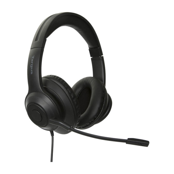 TARGUS Stereo headphones with microphone and USB cable for