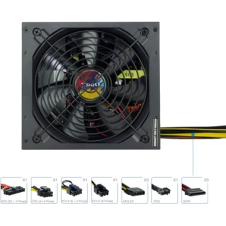 alimentation atx avec pfc actif tqapolo-650sp 650w