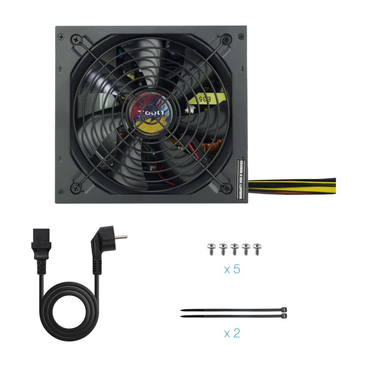 TOOQ ATX power supply with active PFC TQAPOLO-650SP 650W