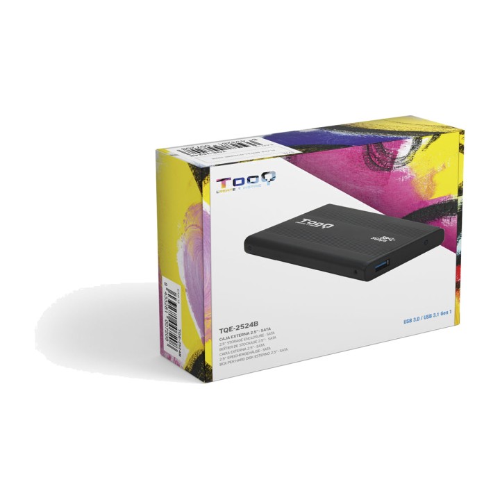 TOOQ Caixa externa per a disc dur SATA TQE-2524B 2,5"