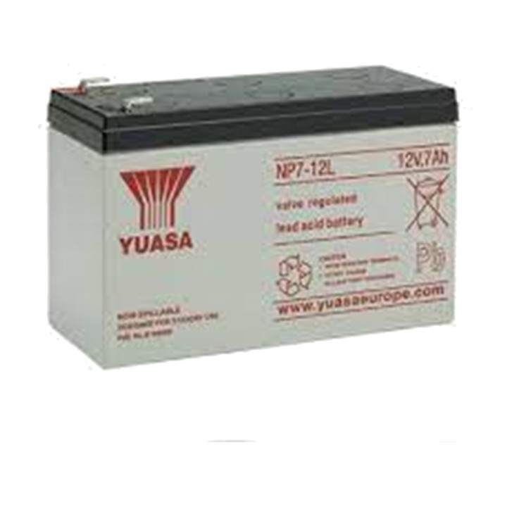 YUASA Forseglet blysyrebatteri til UPS NP7-12L 12V 7AH