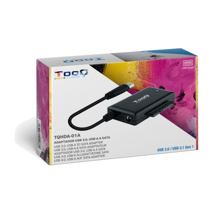 TOOQ USB 3.0 to SATA adapter for hard drives with power
