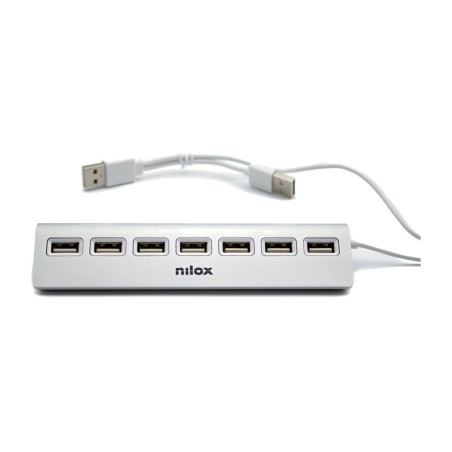 hub usb de bureau à 7 ports nxhu7alu2 2.0