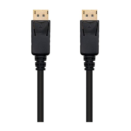 displayport cable with gold-plated connectors and multiple shielding 1.2 4k 60hz 2 m