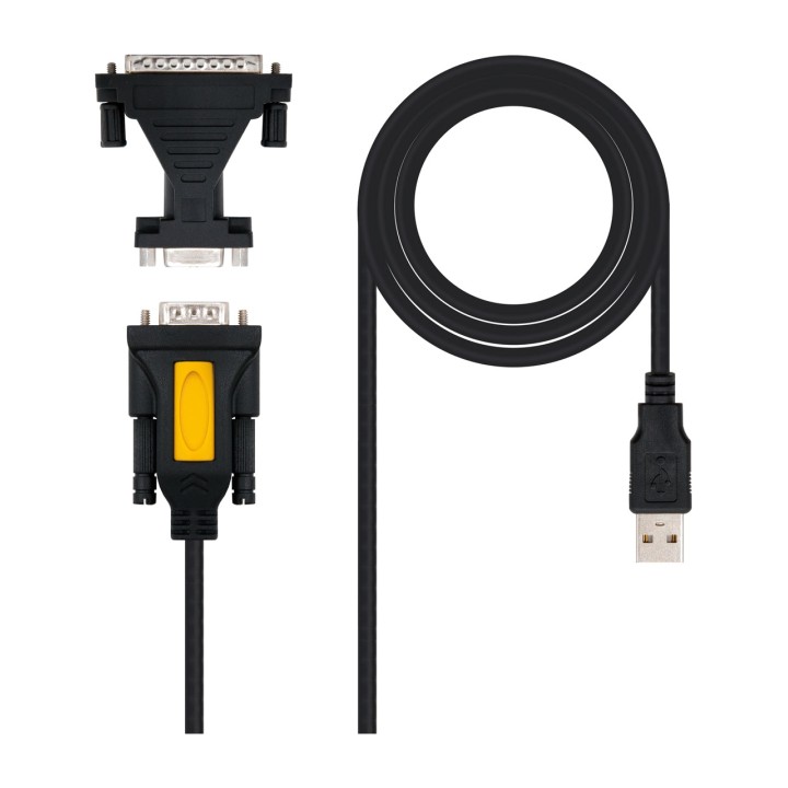 NANOCABLE Καλώδιο μετατροπέα USB-A σε σειριακή θύρα RS232 με
