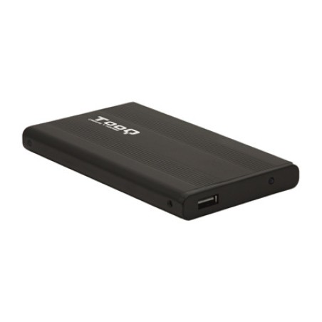 externí hliníkové pouzdro pro pevný disk sata tqe-2510b 2,5" usb-2.0 9,5mm