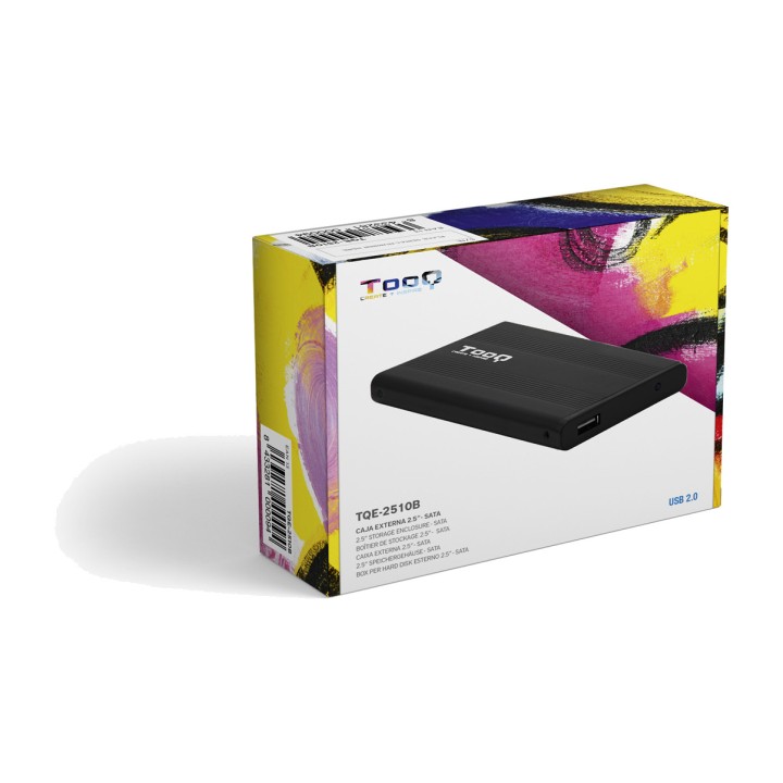 TOOQ Extern kapsling i aluminium för SATA-hårddisk TQE-2510B