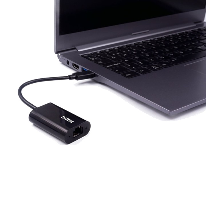 NILOX USB-C til Ethernet Gigabit-netværksadapter NXADAP06