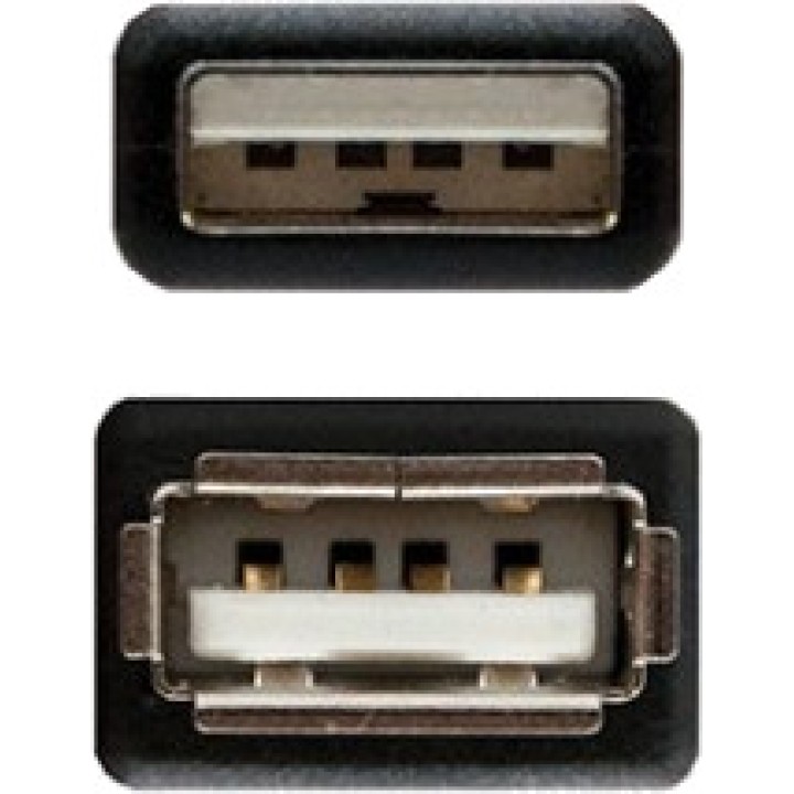 NANOCABLE Cavo di prolunga USB-A maschio-femmina 2.0 1,8 M