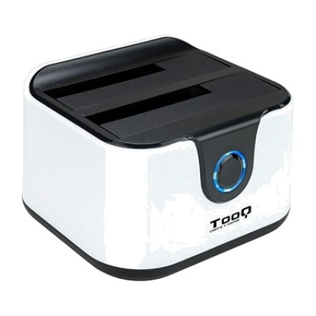 základňa s dvojitým pripojením pre pevné disky sata s klonovaním bez pc tqds-802bw 2,5-3,5" usb-3.0 4200-7200rpm