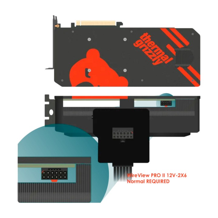 THERMAL GRIZZLY Adaptateur de mesure de consommation pour
