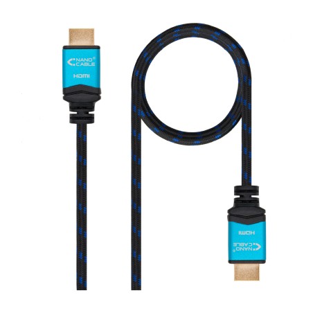 cable hdmi amb funda de niló trençat 2.0 4k 60hz 18gbps 2 m