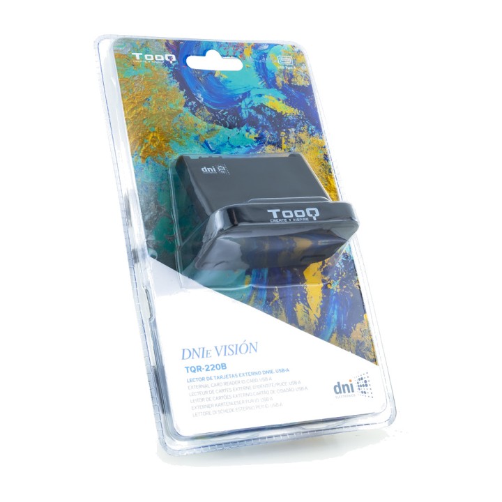TOOQ Lector de DNI electrónico para sobremesa TQR-220-VISION