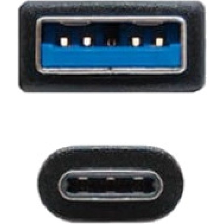 NANOCABLE Kabel USB-A na USB-C za polnjenje in prenos
