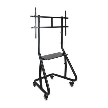 suporte de chão com rodas e prateleira para televisão fs20200m 60-105" 100kg