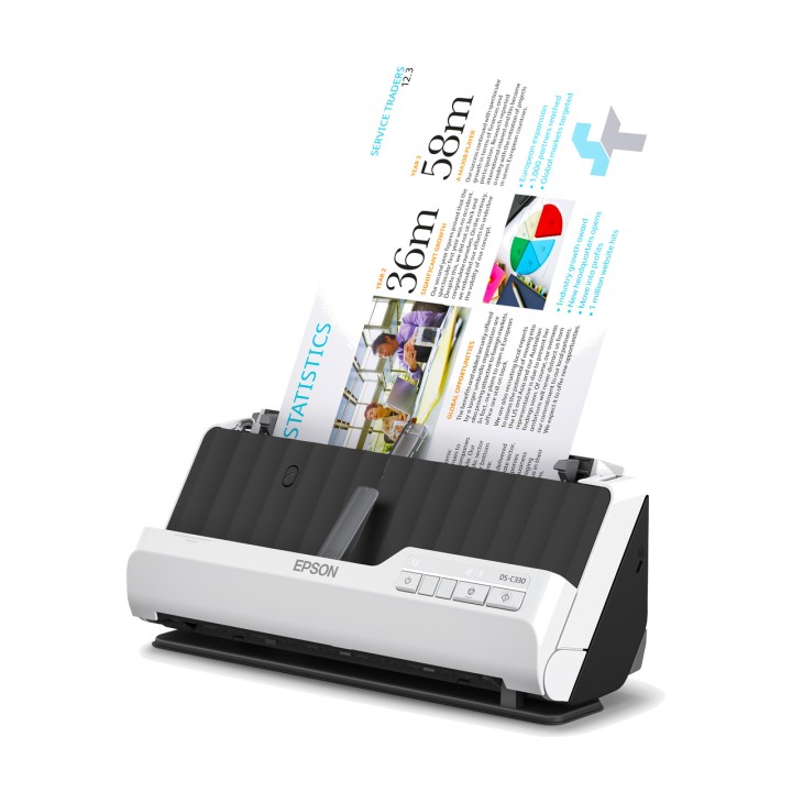 EPSON Compact document scanner with automatic feeder and