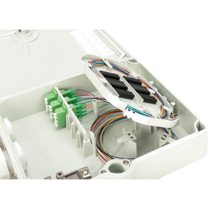 DIGITUS Cutie de distribuție din fibră optică pentru perete,